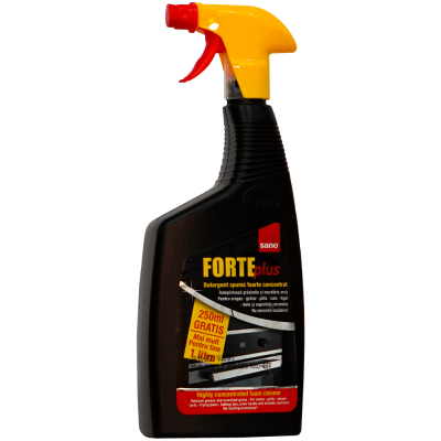 Detergent pentru curățat aragazul Sano Forte, 750 ml + 250 ml